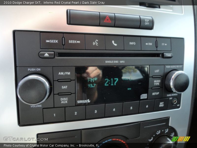 Audio System of 2010 Charger SXT