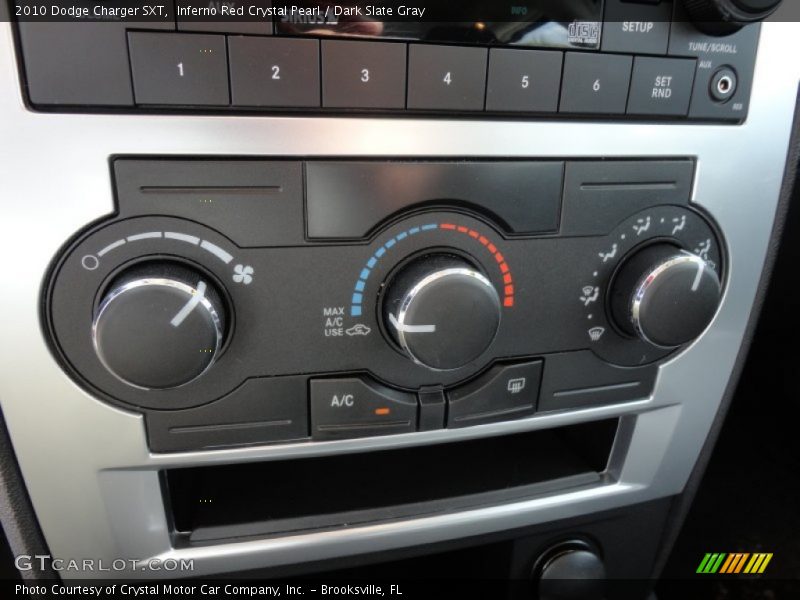 Controls of 2010 Charger SXT