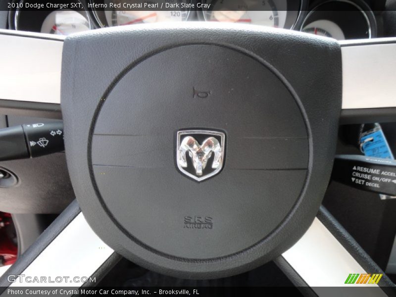 Inferno Red Crystal Pearl / Dark Slate Gray 2010 Dodge Charger SXT