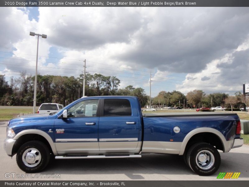  2010 Ram 3500 Laramie Crew Cab 4x4 Dually Deep Water Blue
