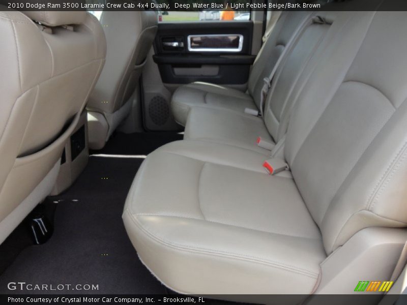 Deep Water Blue / Light Pebble Beige/Bark Brown 2010 Dodge Ram 3500 Laramie Crew Cab 4x4 Dually