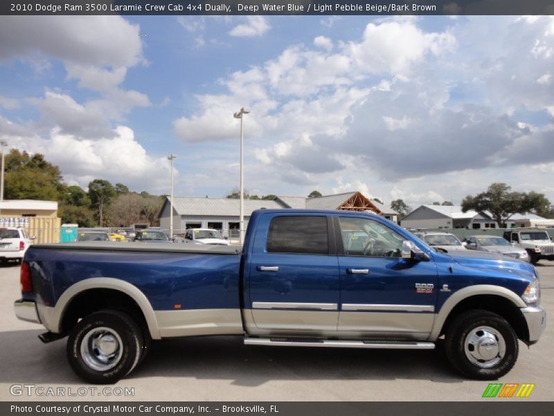  2010 Ram 3500 Laramie Crew Cab 4x4 Dually Deep Water Blue
