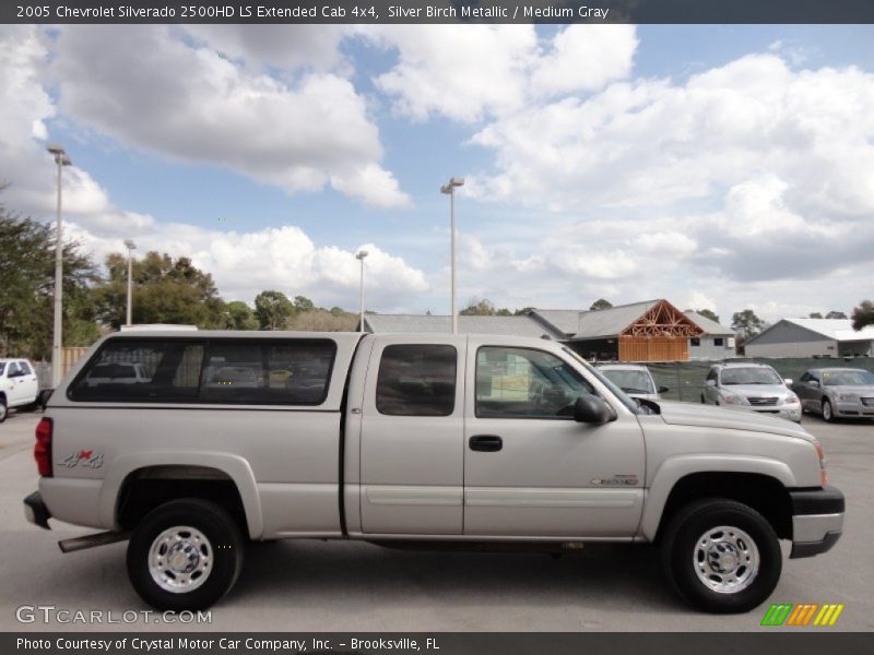 Silver Birch Metallic / Medium Gray 2005 Chevrolet Silverado 2500HD LS Extended Cab 4x4