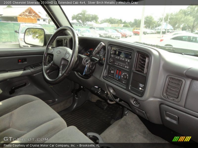 Silver Birch Metallic / Medium Gray 2005 Chevrolet Silverado 2500HD LS Extended Cab 4x4