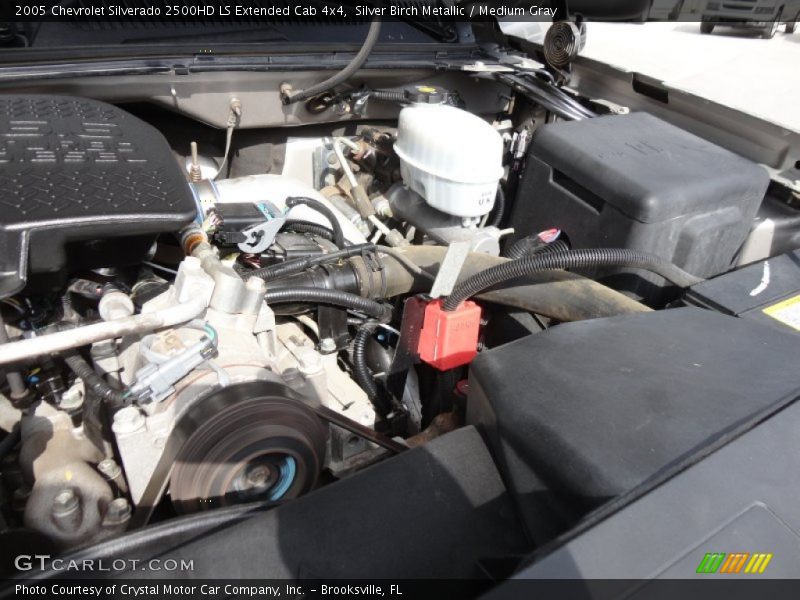 Silver Birch Metallic / Medium Gray 2005 Chevrolet Silverado 2500HD LS Extended Cab 4x4
