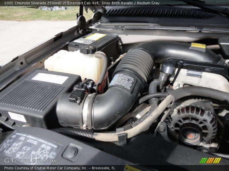 Silver Birch Metallic / Medium Gray 2005 Chevrolet Silverado 2500HD LS Extended Cab 4x4