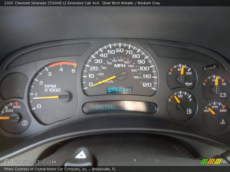  2005 Silverado 2500HD LS Extended Cab 4x4 LS Extended Cab 4x4 Gauges