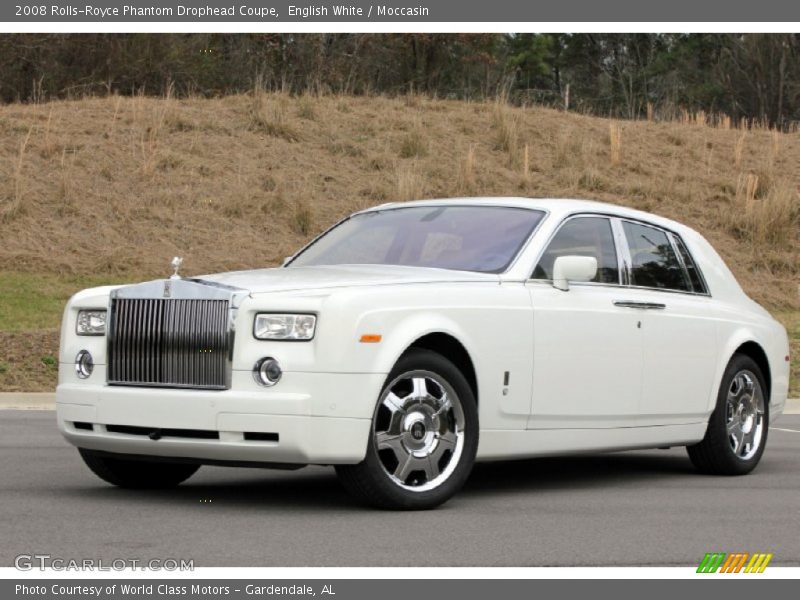 English White / Moccasin 2008 Rolls-Royce Phantom Drophead Coupe
