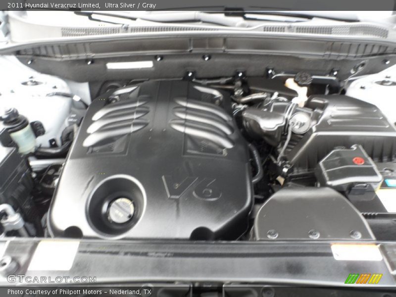  2011 Veracruz Limited Engine - 3.8 Liter DOHC 24-Valve CVVT V6