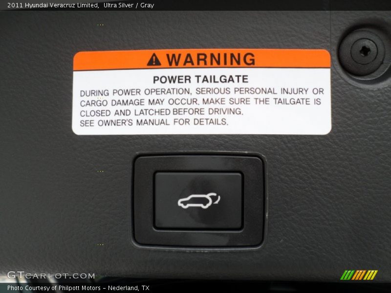 Ultra Silver / Gray 2011 Hyundai Veracruz Limited