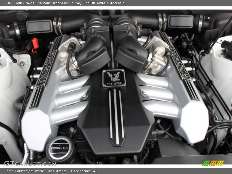  2008 Phantom Drophead Coupe  Engine - 6.75 Liter DOHC 48-Valve VVT V12