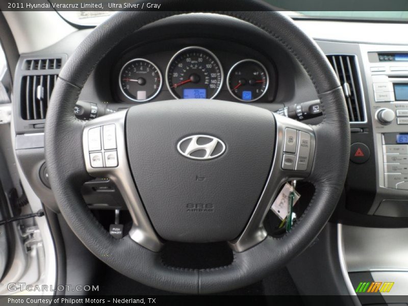  2011 Veracruz Limited Steering Wheel
