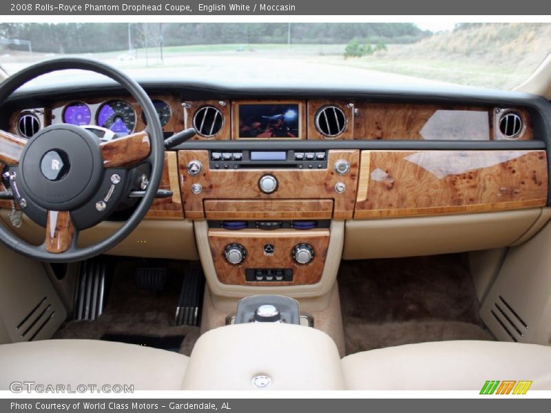 English White / Moccasin 2008 Rolls-Royce Phantom Drophead Coupe