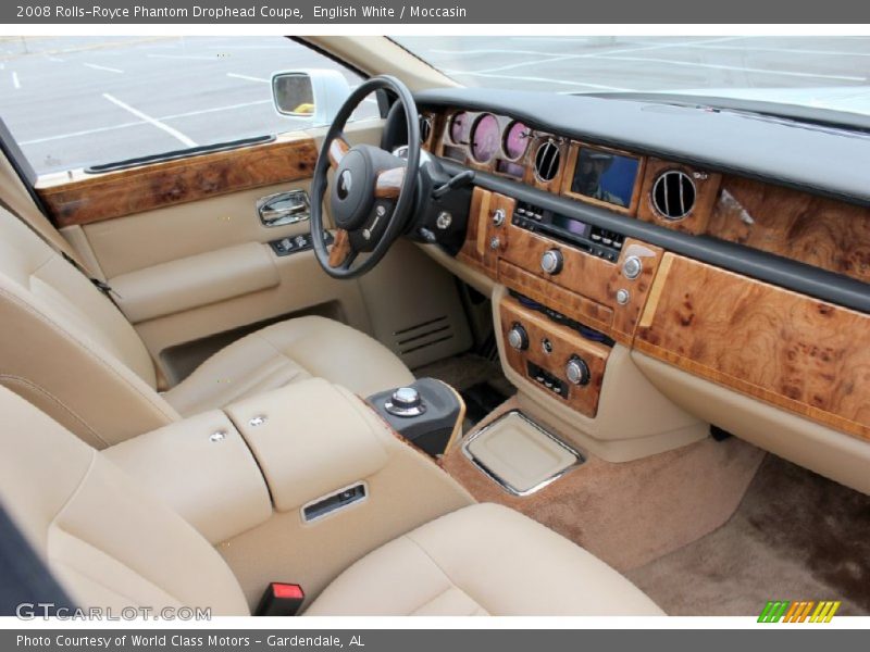 English White / Moccasin 2008 Rolls-Royce Phantom Drophead Coupe