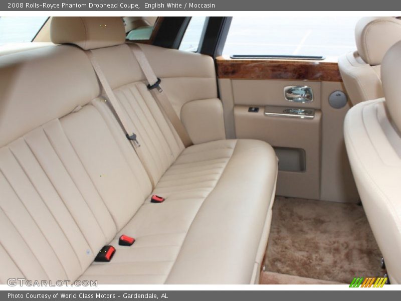 Rear Seat of 2008 Phantom Drophead Coupe 