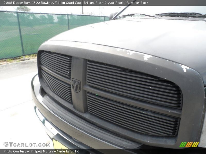 Brilliant Black Crystal Pearl / Rawlings Black 2008 Dodge Ram 1500 Rawlings Edition Quad Cab
