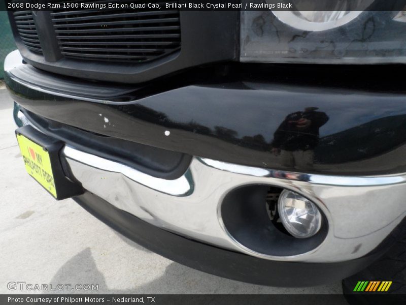 Brilliant Black Crystal Pearl / Rawlings Black 2008 Dodge Ram 1500 Rawlings Edition Quad Cab