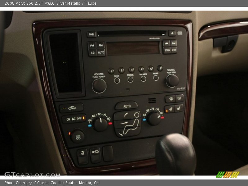 Silver Metallic / Taupe 2008 Volvo S60 2.5T AWD