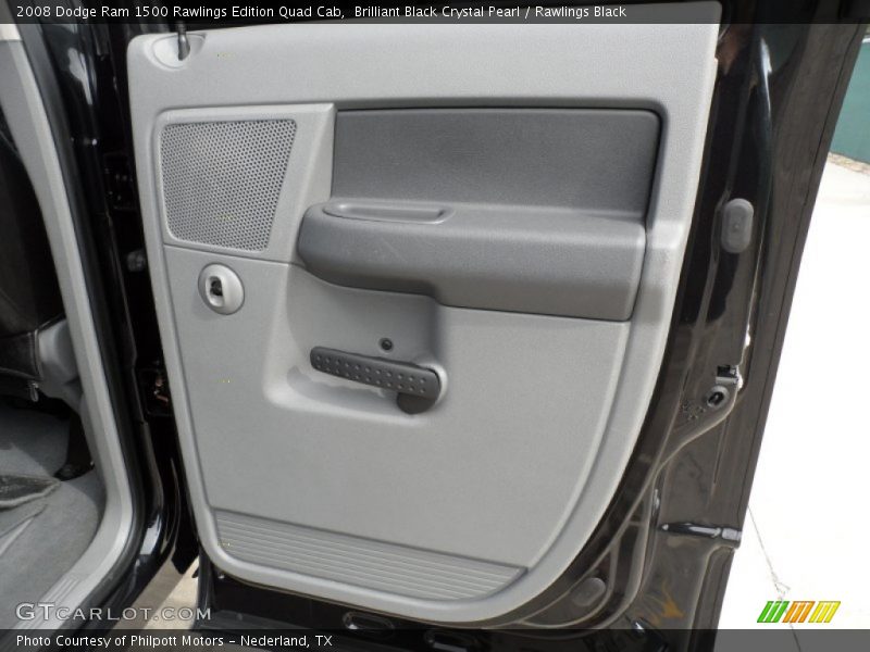 Brilliant Black Crystal Pearl / Rawlings Black 2008 Dodge Ram 1500 Rawlings Edition Quad Cab
