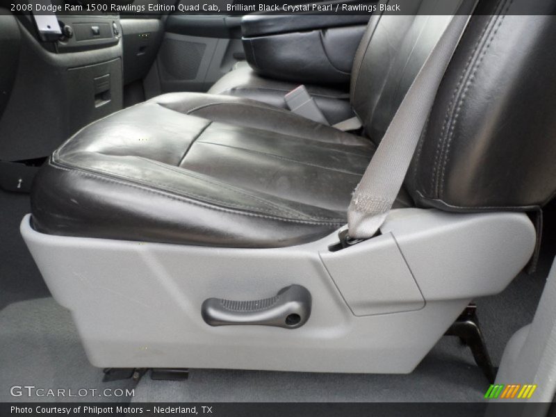 Front Seat of 2008 Ram 1500 Rawlings Edition Quad Cab