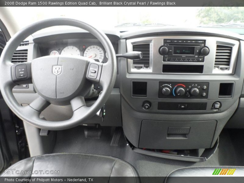 Dashboard of 2008 Ram 1500 Rawlings Edition Quad Cab