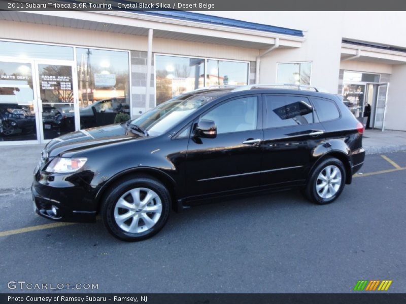 Crystal Black Silica / Desert Beige 2011 Subaru Tribeca 3.6R Touring
