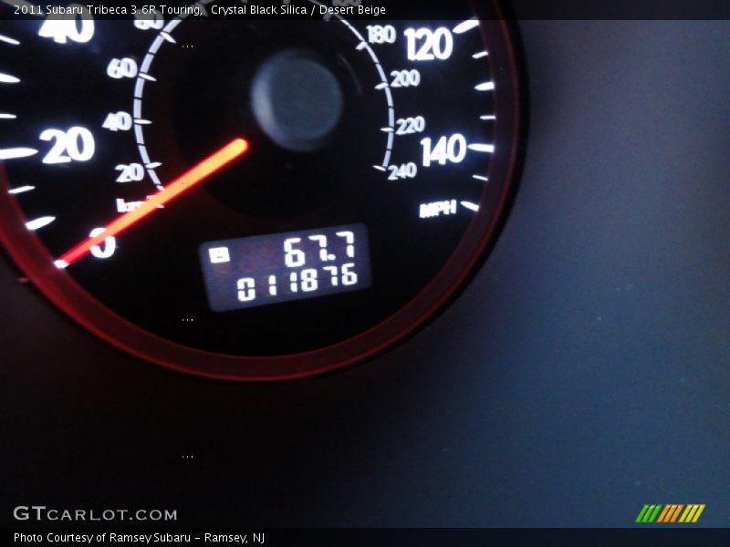 Crystal Black Silica / Desert Beige 2011 Subaru Tribeca 3.6R Touring