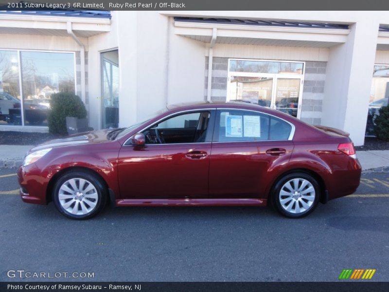 2011 Legacy 3.6R Limited Ruby Red Pearl