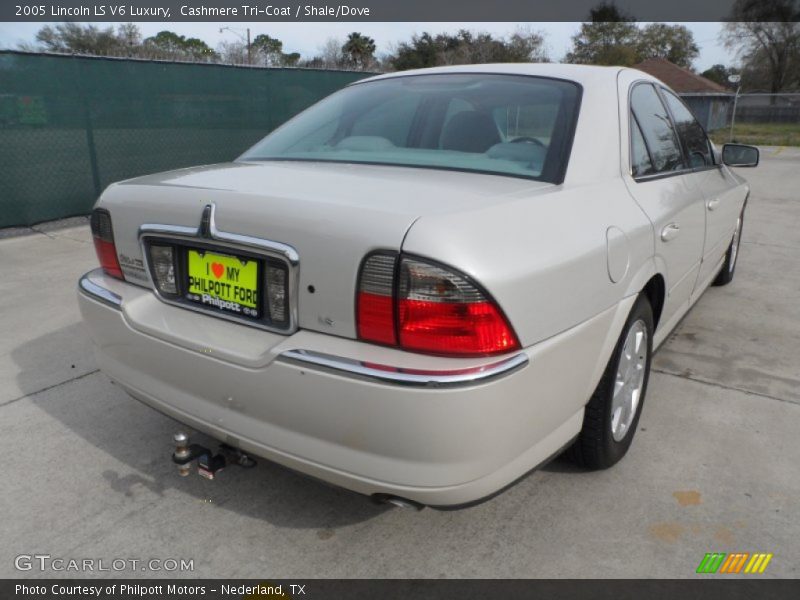 Cashmere Tri-Coat / Shale/Dove 2005 Lincoln LS V6 Luxury