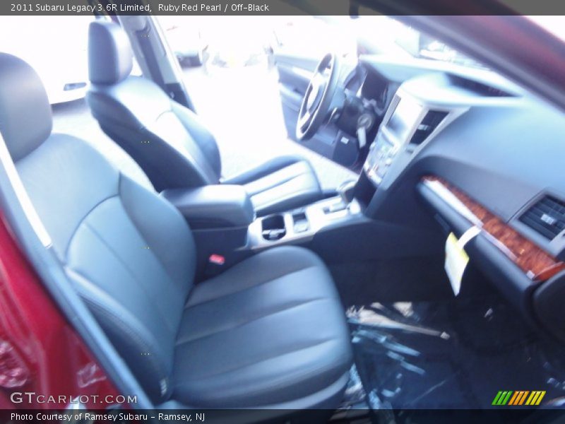 Ruby Red Pearl / Off-Black 2011 Subaru Legacy 3.6R Limited