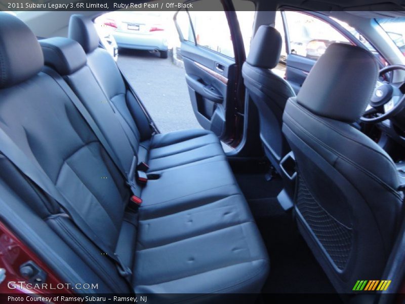 Ruby Red Pearl / Off-Black 2011 Subaru Legacy 3.6R Limited