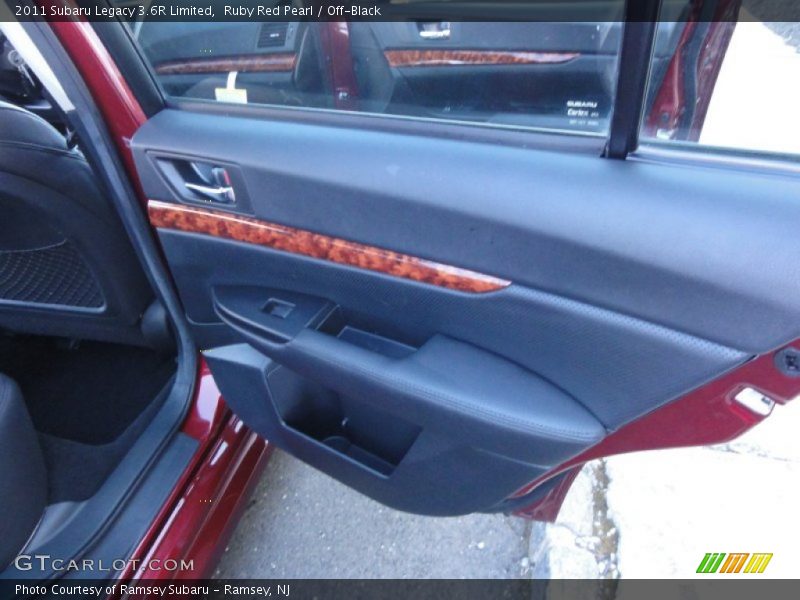 Ruby Red Pearl / Off-Black 2011 Subaru Legacy 3.6R Limited