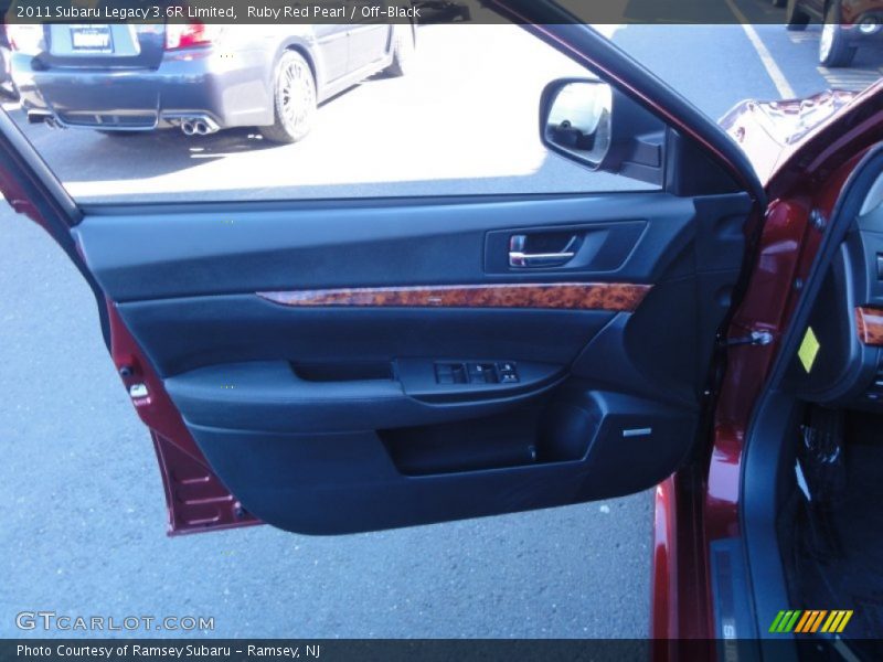 Ruby Red Pearl / Off-Black 2011 Subaru Legacy 3.6R Limited