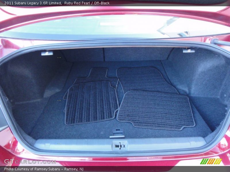 Ruby Red Pearl / Off-Black 2011 Subaru Legacy 3.6R Limited