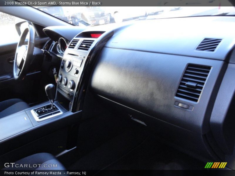 Stormy Blue Mica / Black 2008 Mazda CX-9 Sport AWD