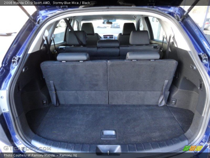 Stormy Blue Mica / Black 2008 Mazda CX-9 Sport AWD