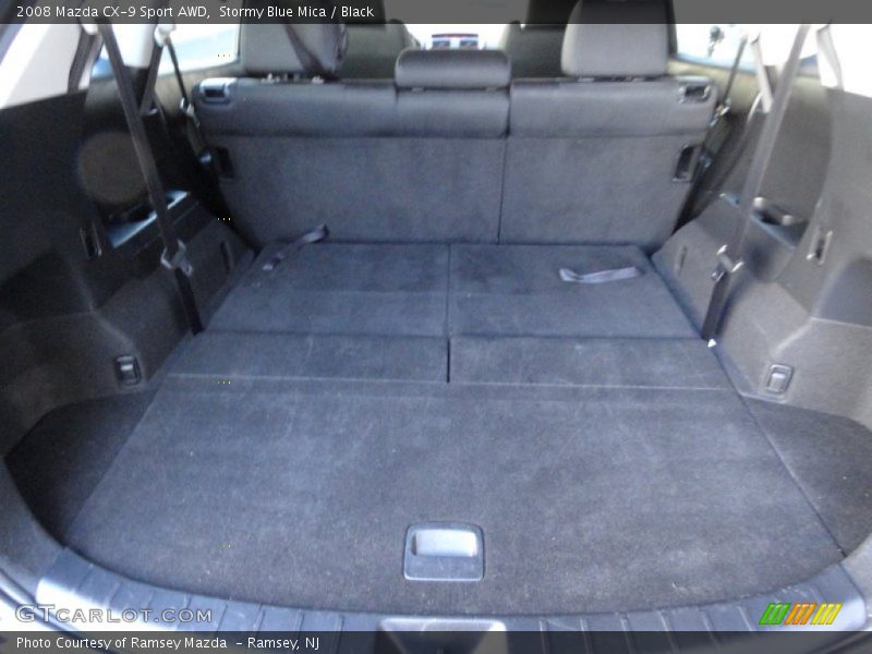 Stormy Blue Mica / Black 2008 Mazda CX-9 Sport AWD