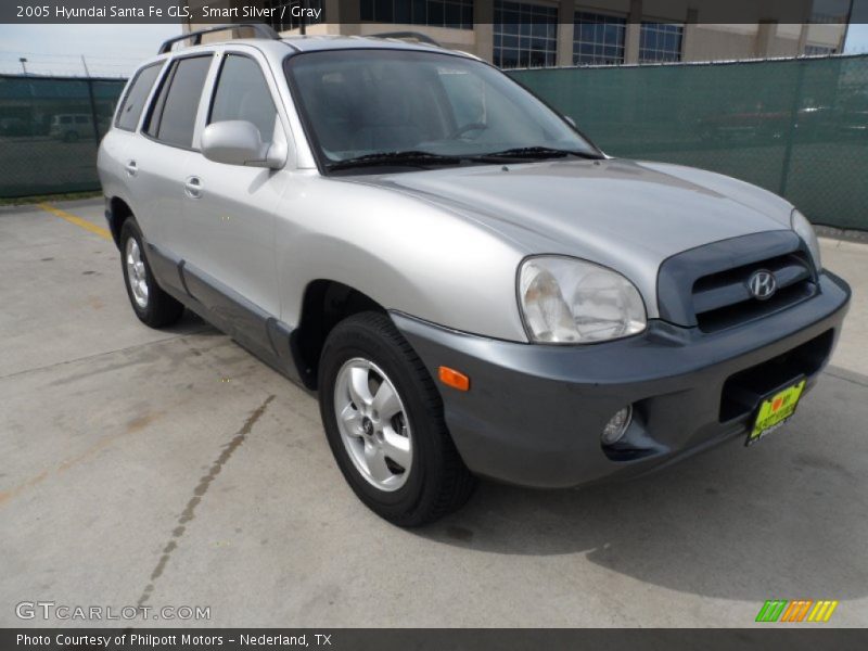 Smart Silver / Gray 2005 Hyundai Santa Fe GLS