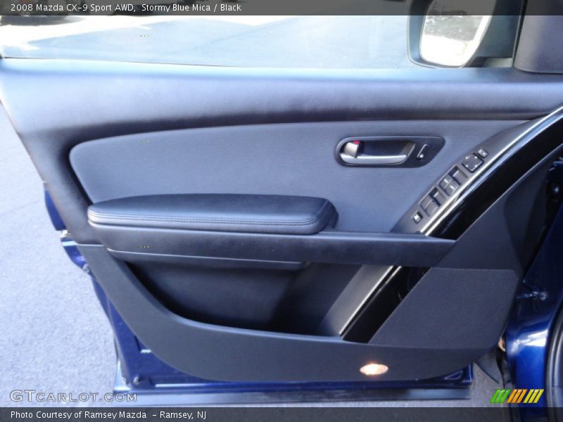 Stormy Blue Mica / Black 2008 Mazda CX-9 Sport AWD