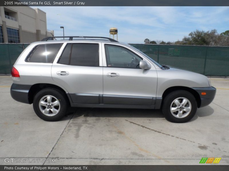 Smart Silver / Gray 2005 Hyundai Santa Fe GLS