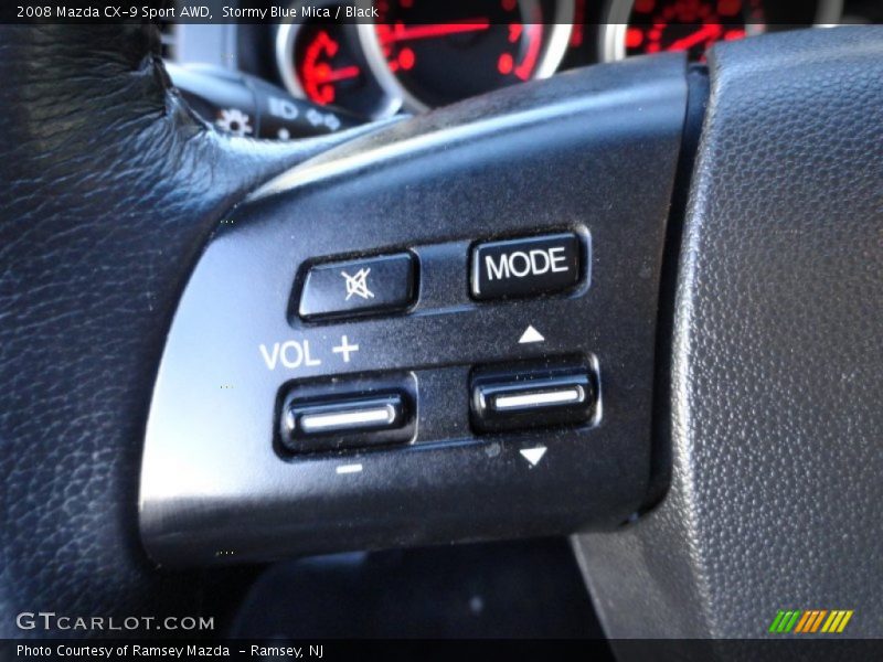 Stormy Blue Mica / Black 2008 Mazda CX-9 Sport AWD