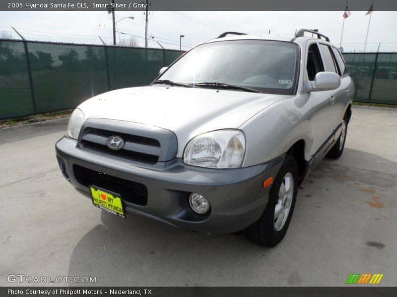 Smart Silver / Gray 2005 Hyundai Santa Fe GLS