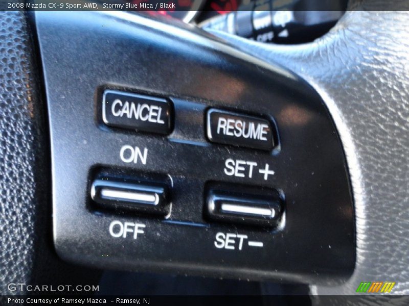 Stormy Blue Mica / Black 2008 Mazda CX-9 Sport AWD