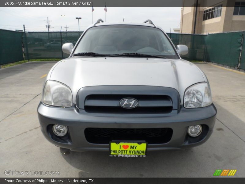 Smart Silver / Gray 2005 Hyundai Santa Fe GLS