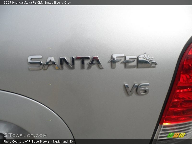 Smart Silver / Gray 2005 Hyundai Santa Fe GLS