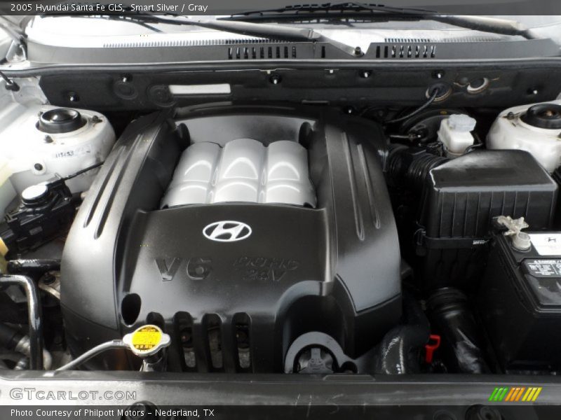 Smart Silver / Gray 2005 Hyundai Santa Fe GLS