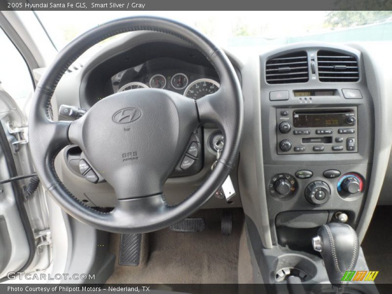 Smart Silver / Gray 2005 Hyundai Santa Fe GLS