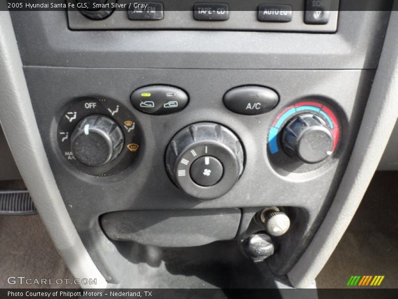 Smart Silver / Gray 2005 Hyundai Santa Fe GLS