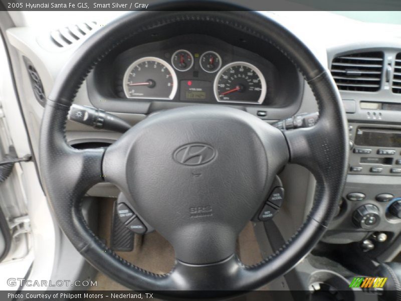 Smart Silver / Gray 2005 Hyundai Santa Fe GLS