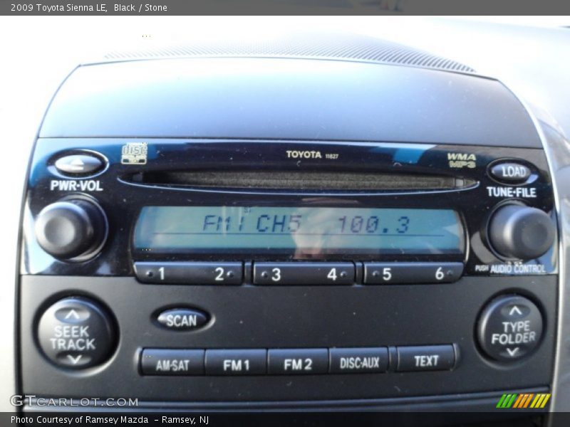 Black / Stone 2009 Toyota Sienna LE